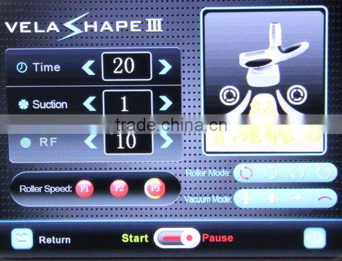 Modern salon cellulite reduction face lifting body skin tightening vella shape iii machine
