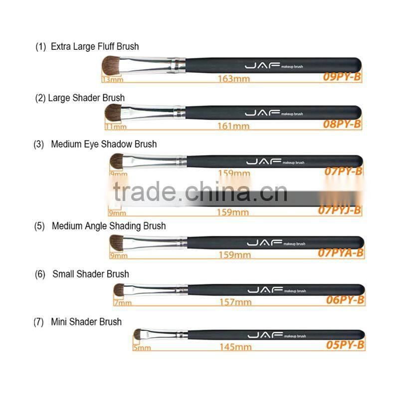 7pcs medium firm smudge firm short shader brush multifounction face cosmetics brush for makeup