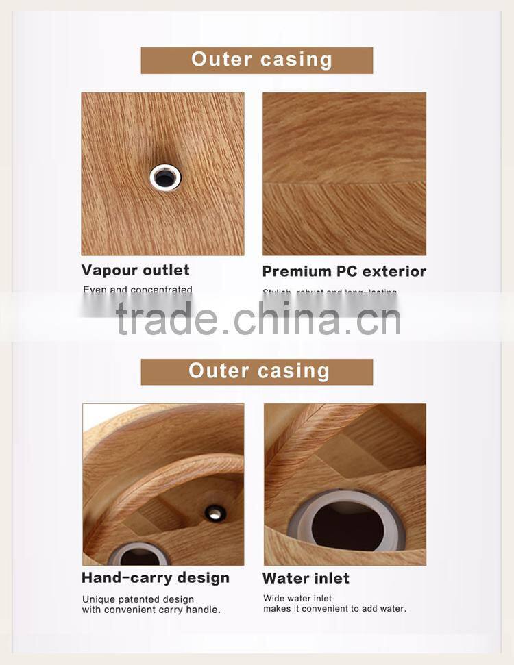 2015 aroma diffuser portable electric ultrasonic cool & warm mist humidifier