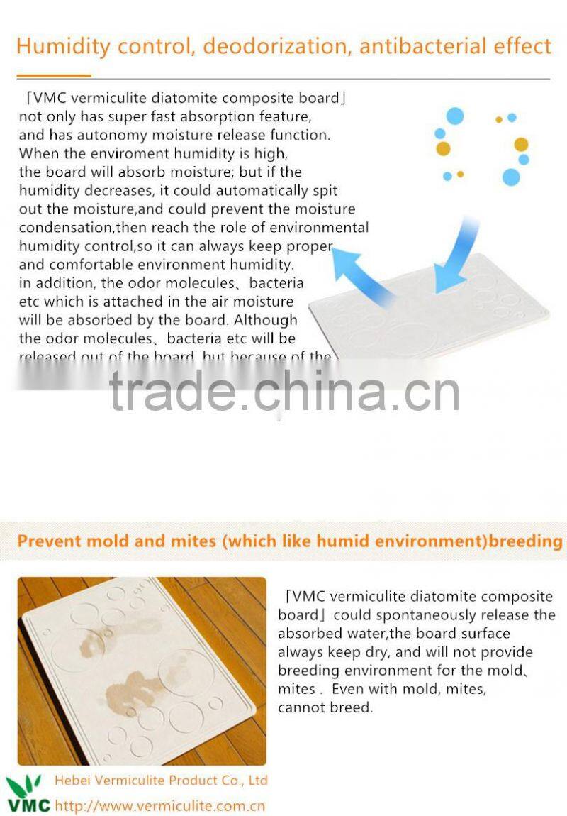 Non-Slip Absorbent Diatomaceous Earth Diatomite Bath Mat