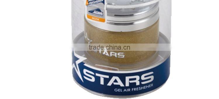 Natural smell air freshener car gel perfume