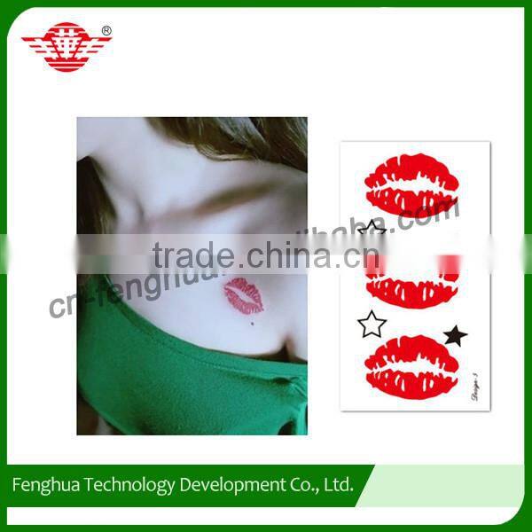 2015 New Design Hot Sale Top Quality Self Adhesive Tattoo Sticker