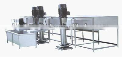 High pressure spray washer for vegetables