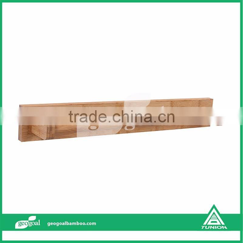 Bathroom accessory bamboo wall floating shelves