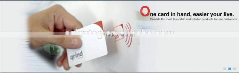 Printable 13.56mhz rfid contactless smart card