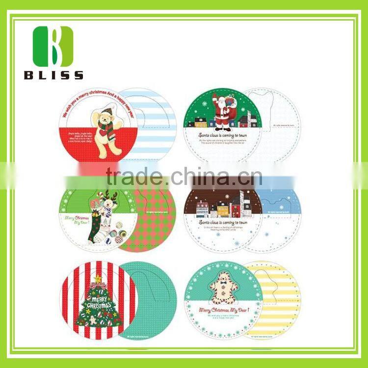 Custom Cheap Greeting type Printing best wishes Birthday 3d paper magic christmas cards