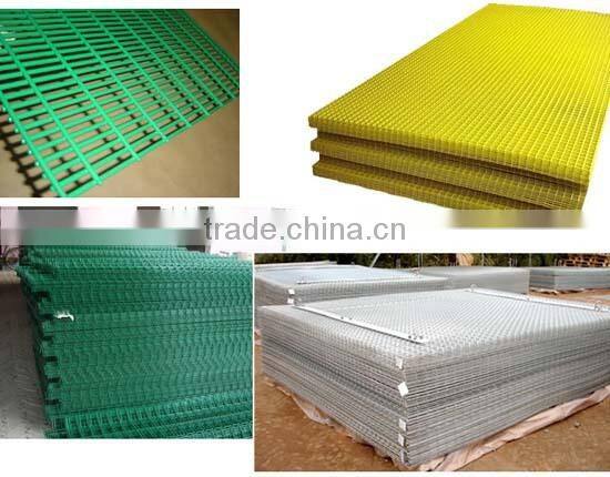PVC Coated welded wire mesh fence panel
