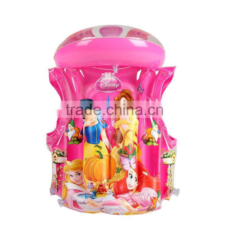 Inflatable pvc pvc swim vest for kids.OEM orders are welcome.