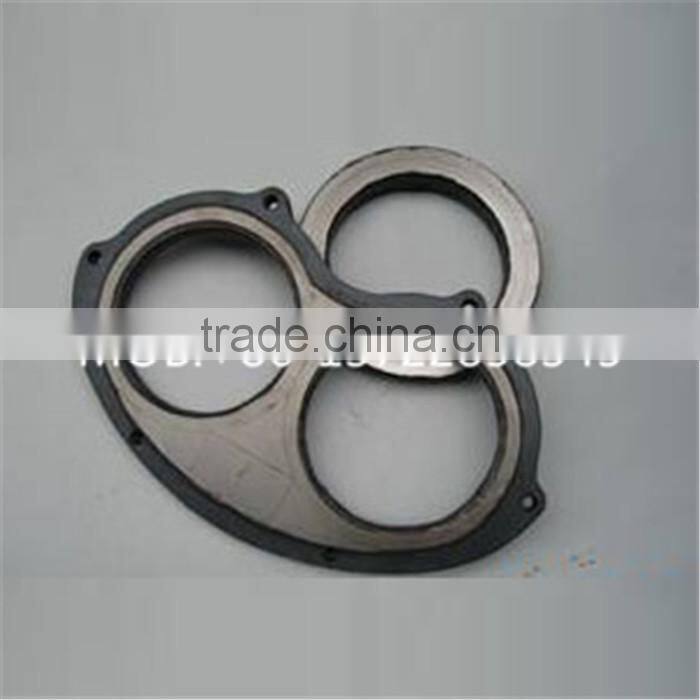 china manufacturer zoomlion concrete pump glasses plate and cutting ring, zoomlion concrete pump spare parts