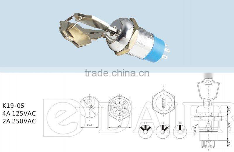 Daier key switch