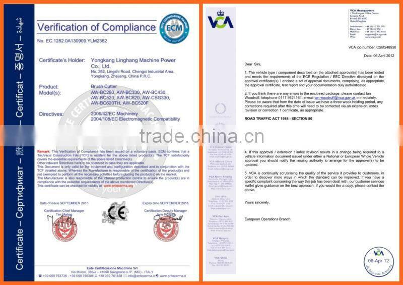 gasoline CE approved 4 in 1 quality multi functional tools 430