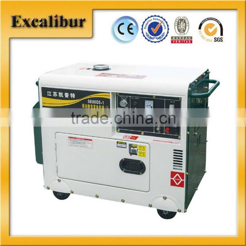 380V ATS Backup Silent Diesel Generator Set S6500DS