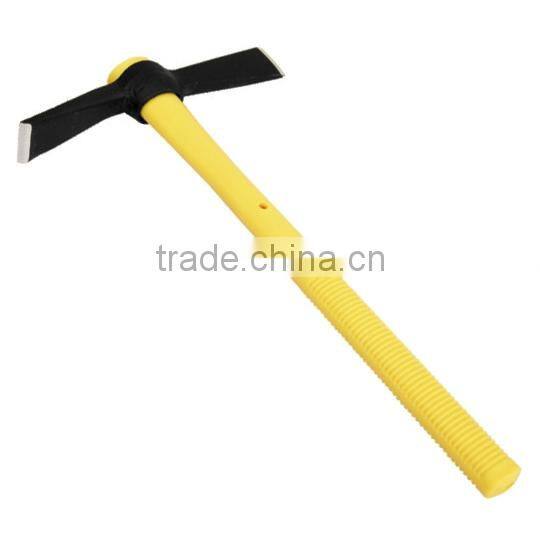 China factory of 50cm antiskid pp coated carbon Steel Pick with fiberglass handle