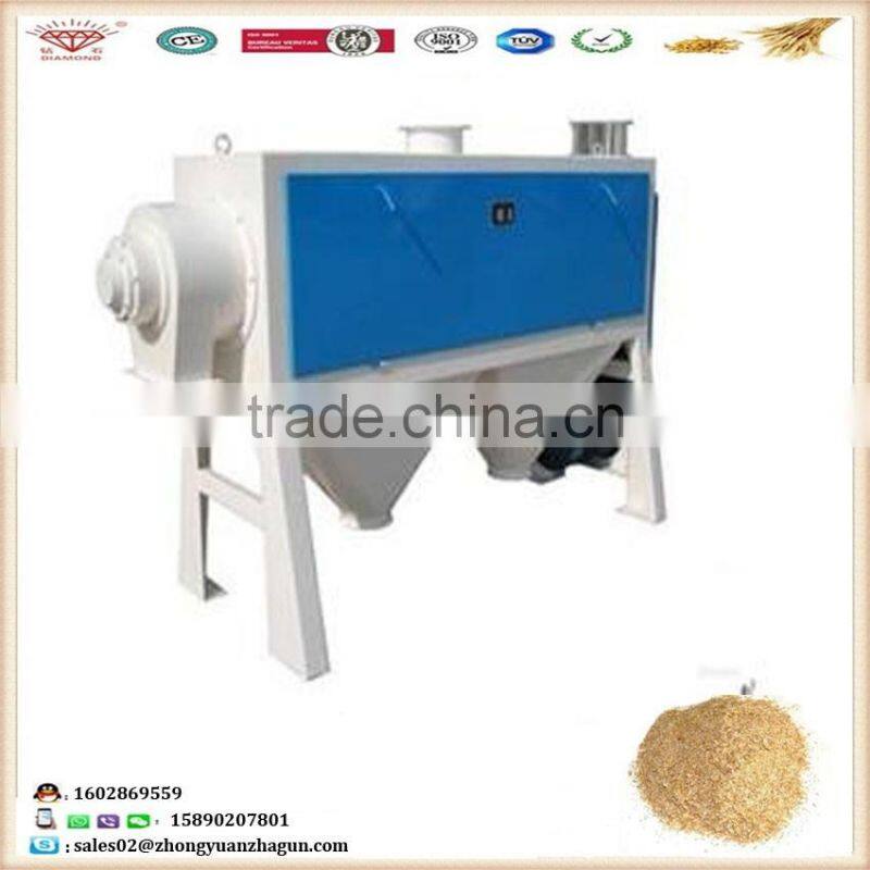 High quality Single Wheat Bran Finisher price wheat flour mill factory