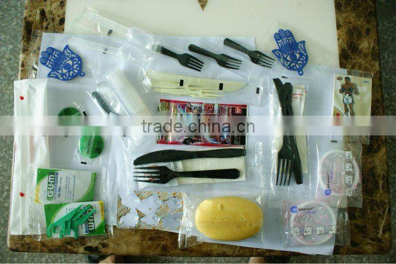 Automatic Horizontal Hotel Disposable Flow Packing Machine (Toothbrush/Soap/Spoon/Fork)