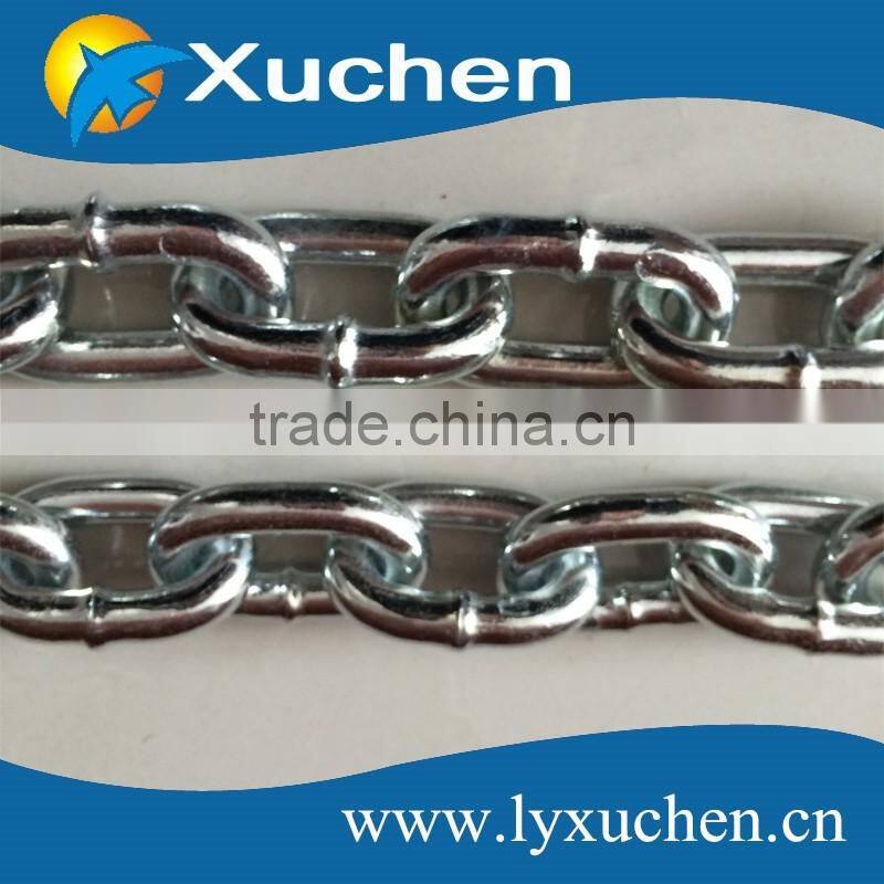 DIN5685A Gavanized short steel link chain from china supplier