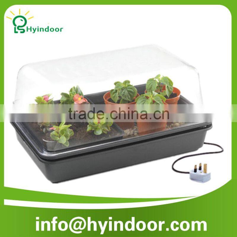 hydroponic plastic seed tray germination tray/heated propagator mini greenhouse