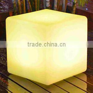 mordern indoor bar furniture decoration led flash square stools RGB Color Changing LED Cube Light