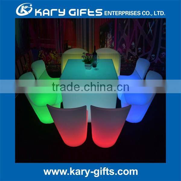 Fantastic High Quality Customized plastic led Bar Foot Stool