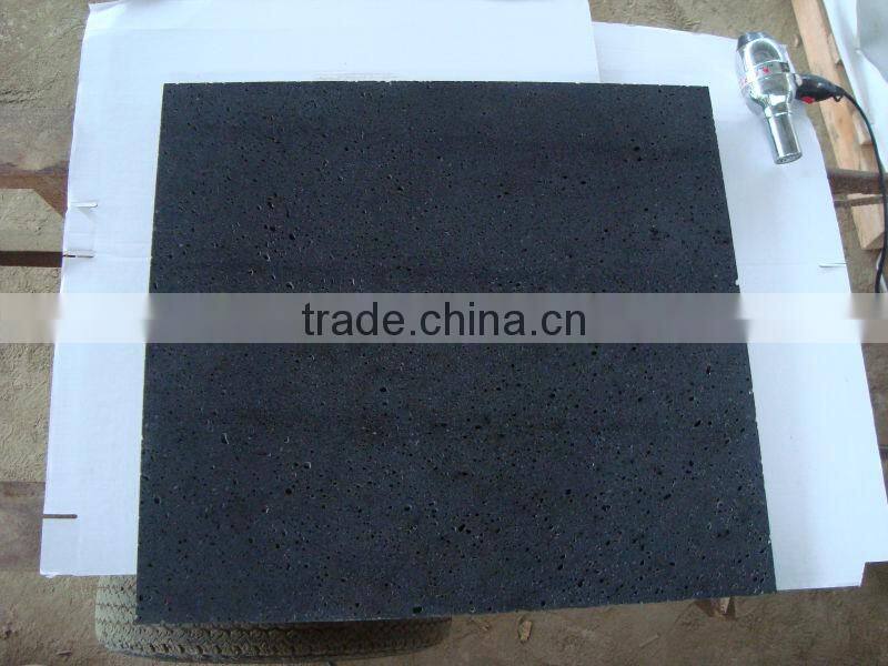 Lava stone tiles polished from Hainan province