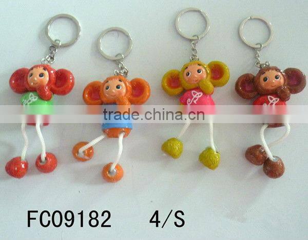 Resin cute customizd key chain