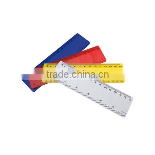 coloured ruler 15cm plastic ruler