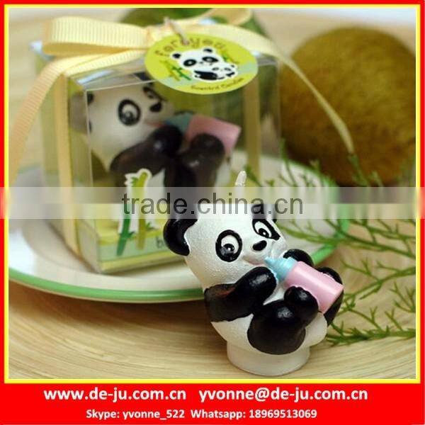 Lovely Animal Panda With Milk Feeder Decorative Candles Wholesale