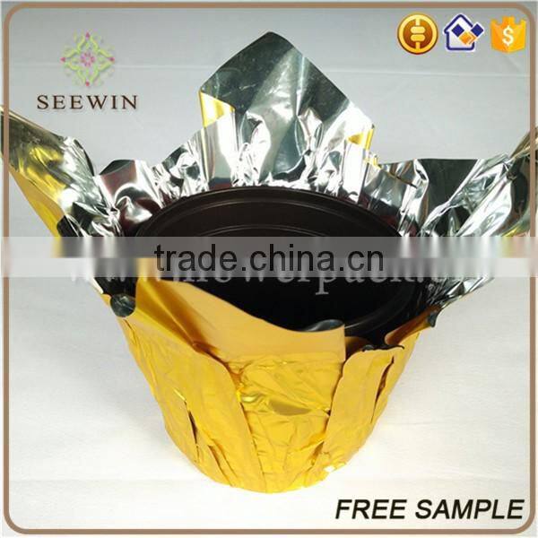 decorative aluminum laminated films plastic flower stand