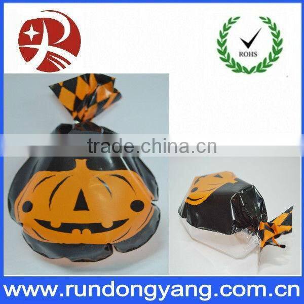 Custom printing high quality plastic halloween bag