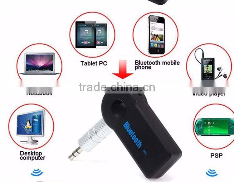 Latest Wireless 3.5mm AUX Music Receiver bluetooth car receiver 12v