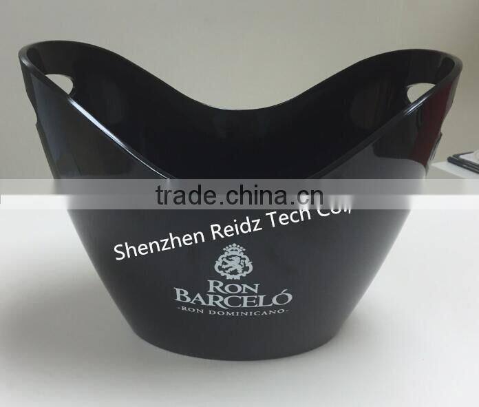 Cheap clear acrylic rum bucket