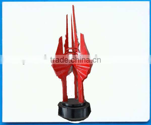 Varnished Stainless Steel table Sculpture