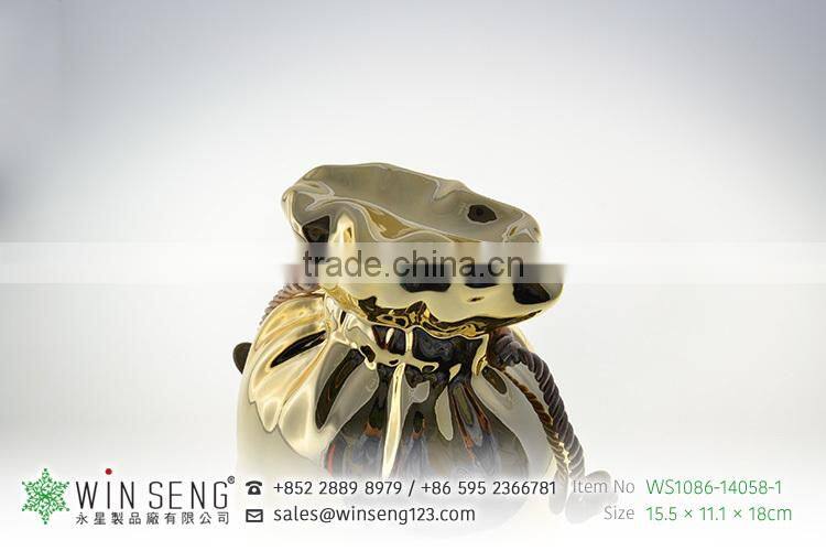 cheap bag shaped ceramic animal piggy bank for sale