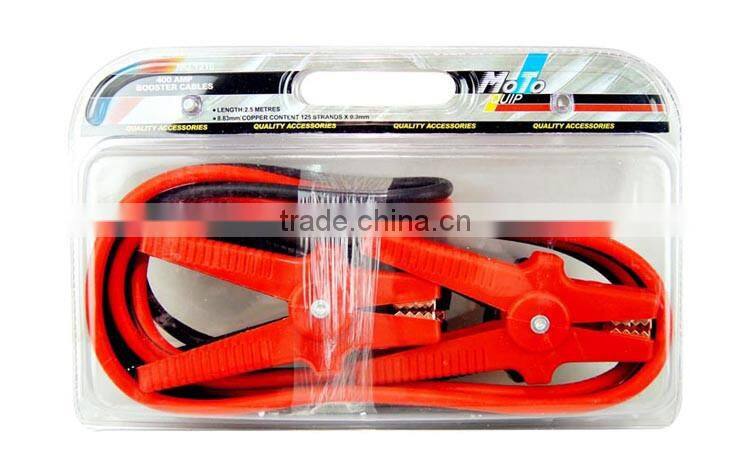 2.5m 400AMP car booster cable with clamps