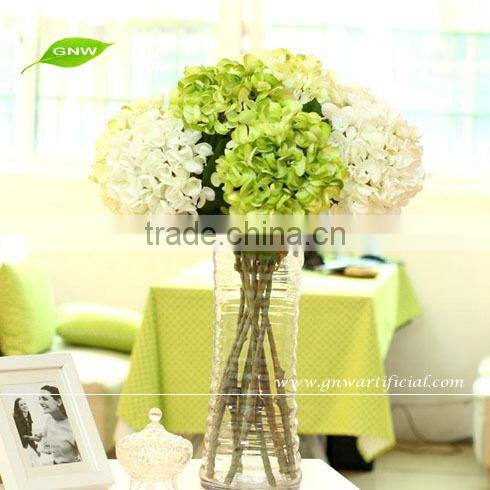 GNW FLH11 Indoor Landscape Artificial Hydrangea Petals Flower Wedding Stage Decoration