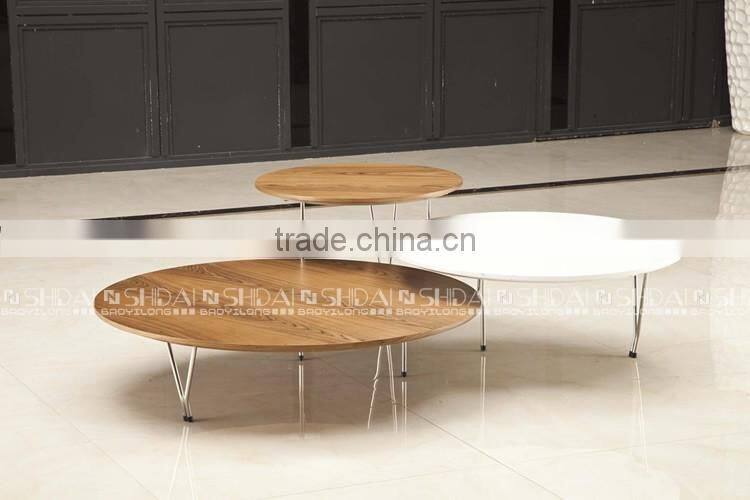 Walnut Venner Unique Center Table Design TA125