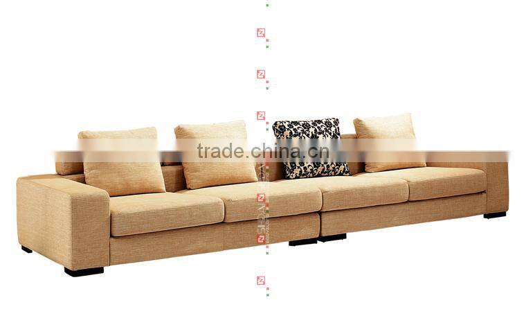U Shaped Beige 7 Seater Low Price Sofa Furniture Set G133-RE