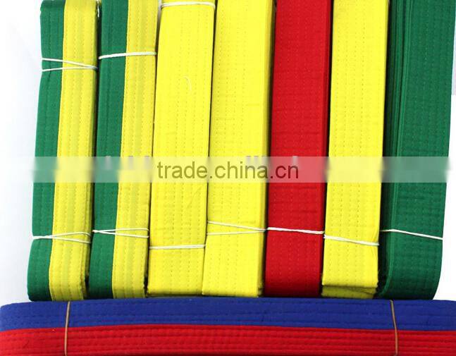 factory price high quality colors taekwondo belt, taekwondo black belt, taekwondo belt colors