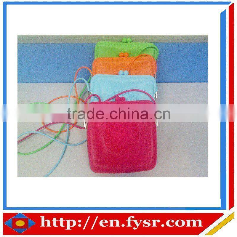 silicone clutch bag silicone women's bag