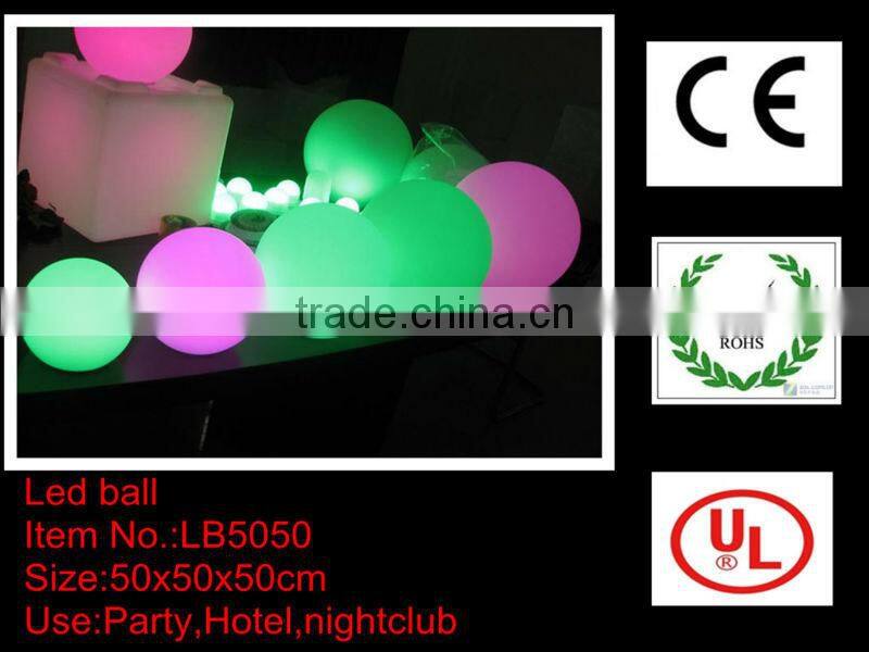 RGB led ball furniture/LED BALL furniture