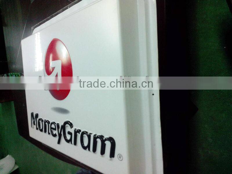 plastic advertising display board of vacuum forming process