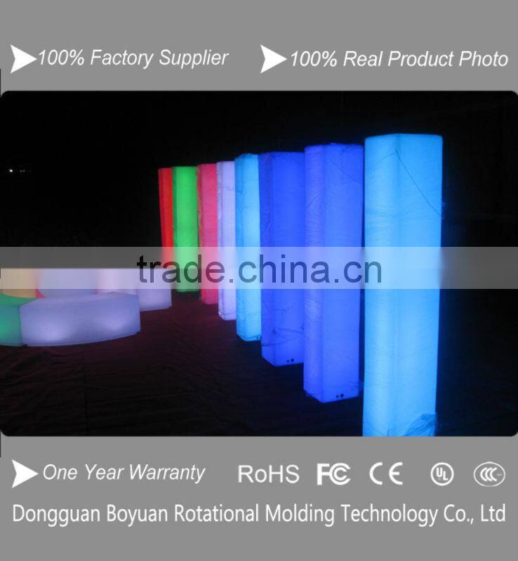 16 coloring changing wholesale led wending decoration bar column