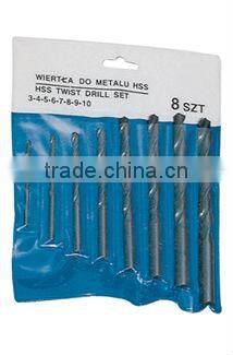 DIN 338 standard HSS twist drill set, union twist drill