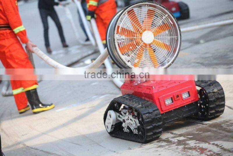 Mini robot for Fire smoke extractor