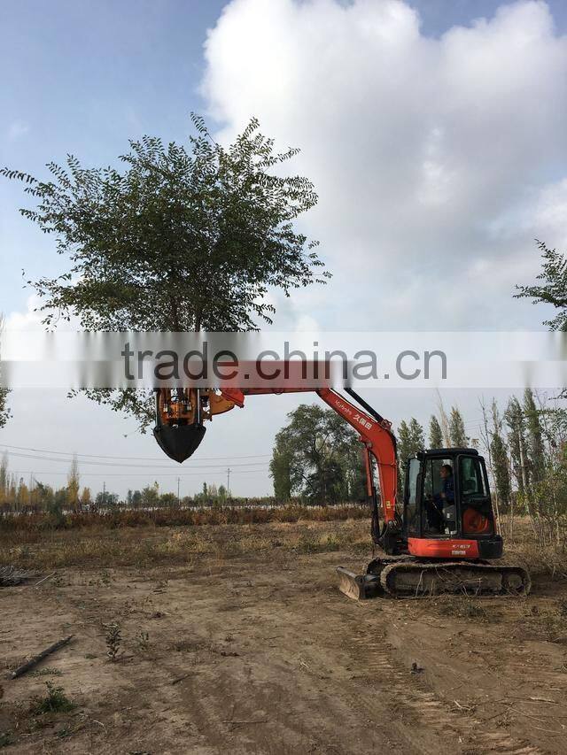Skid loader attachment/Hydraulic tree mover