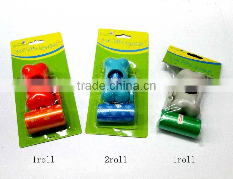 Custom wallet purse shape dog poop bag dispenser holder