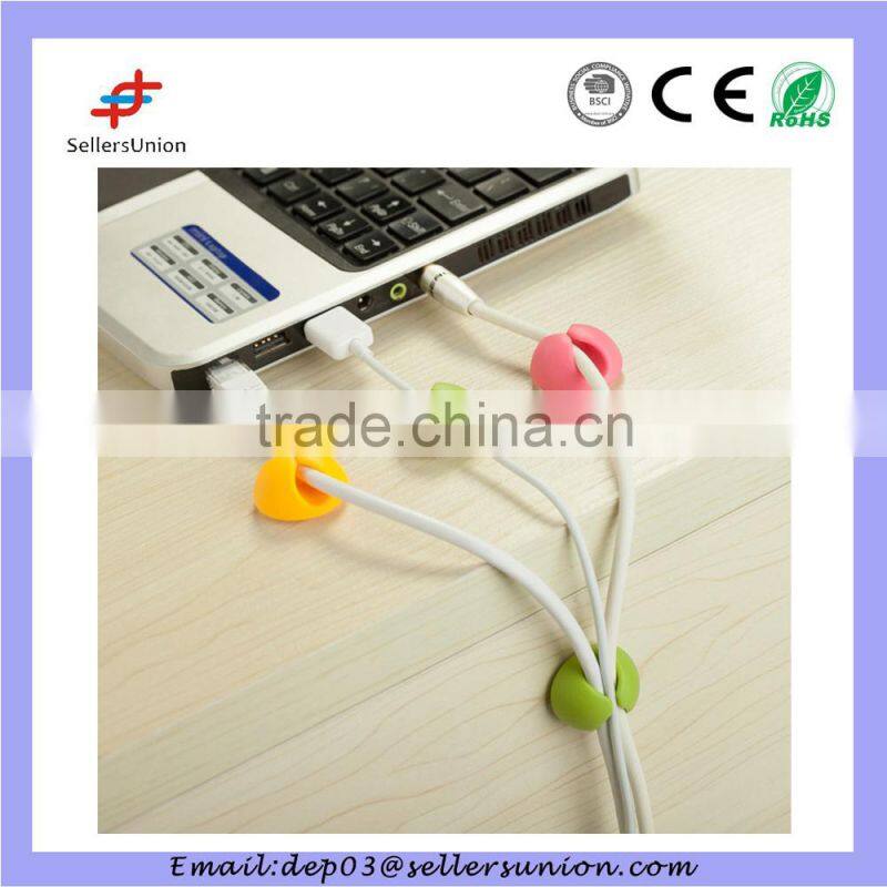 6pcs multipurpose sticky cable clip