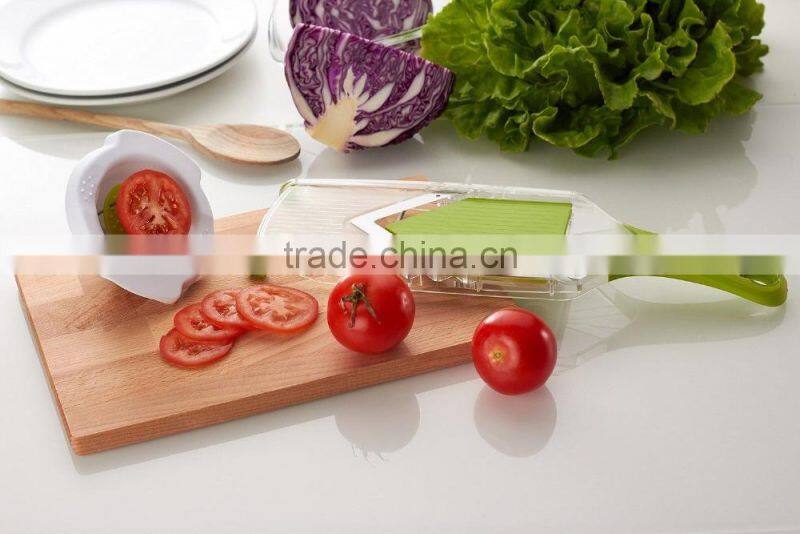 The Professional Mandoline Slicer Cutter Grater Steel V-Blade Guard Fruit Fries Cook