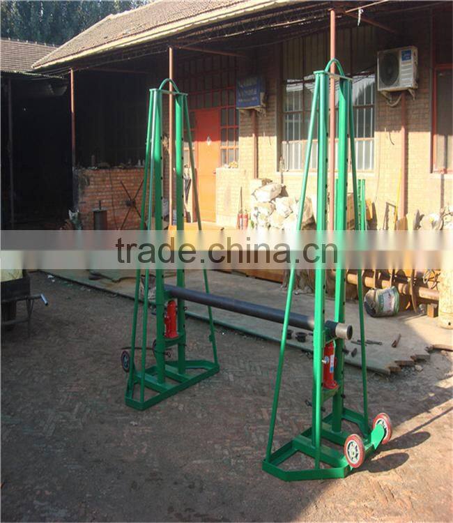 Hydraulic cable drum/jack stand