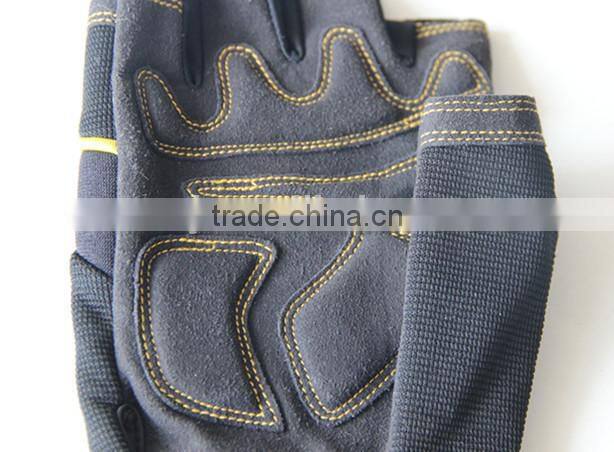 Fingerless Mechanics Gloves,Impact protection